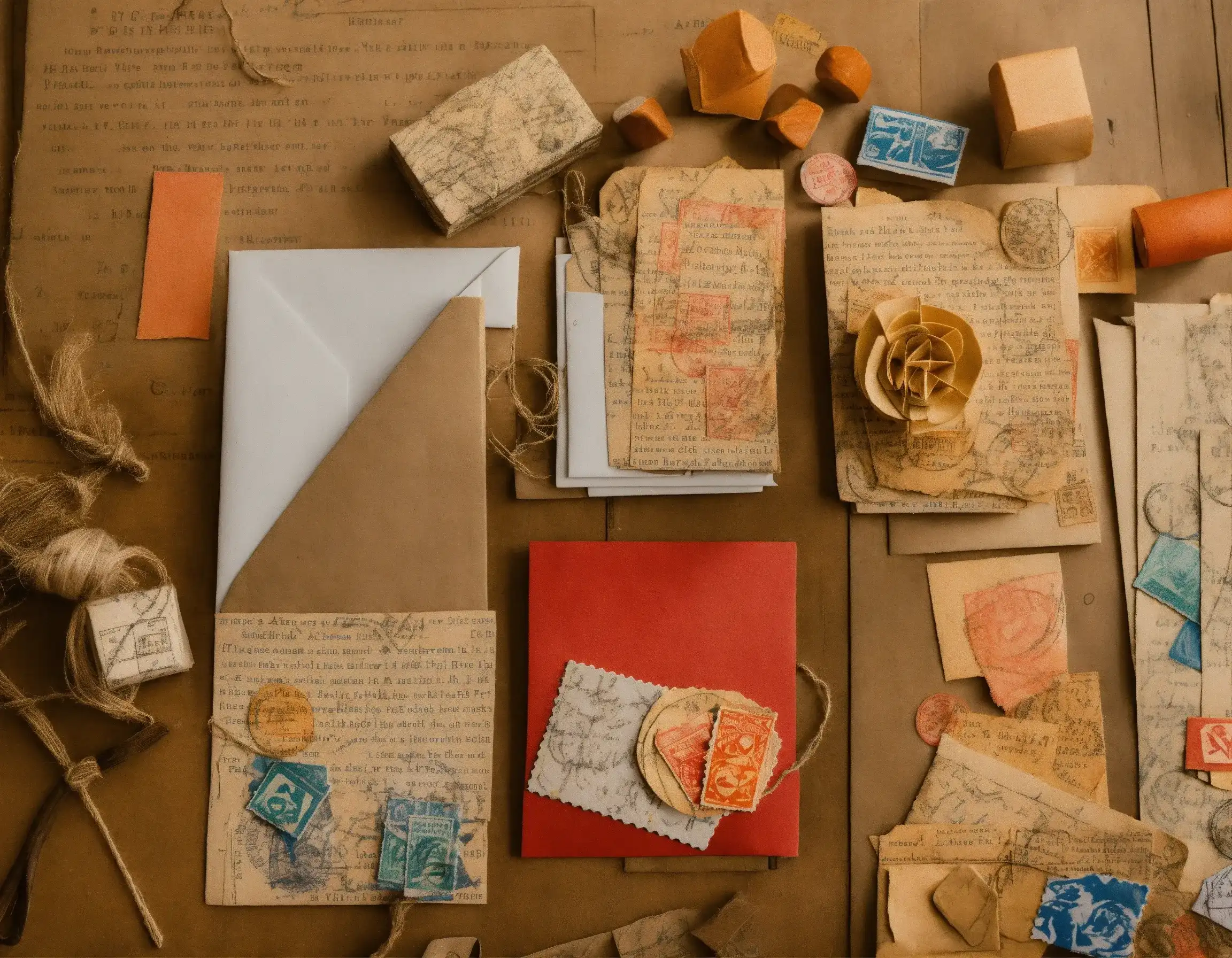 Minimalist gift wrap with natural twine