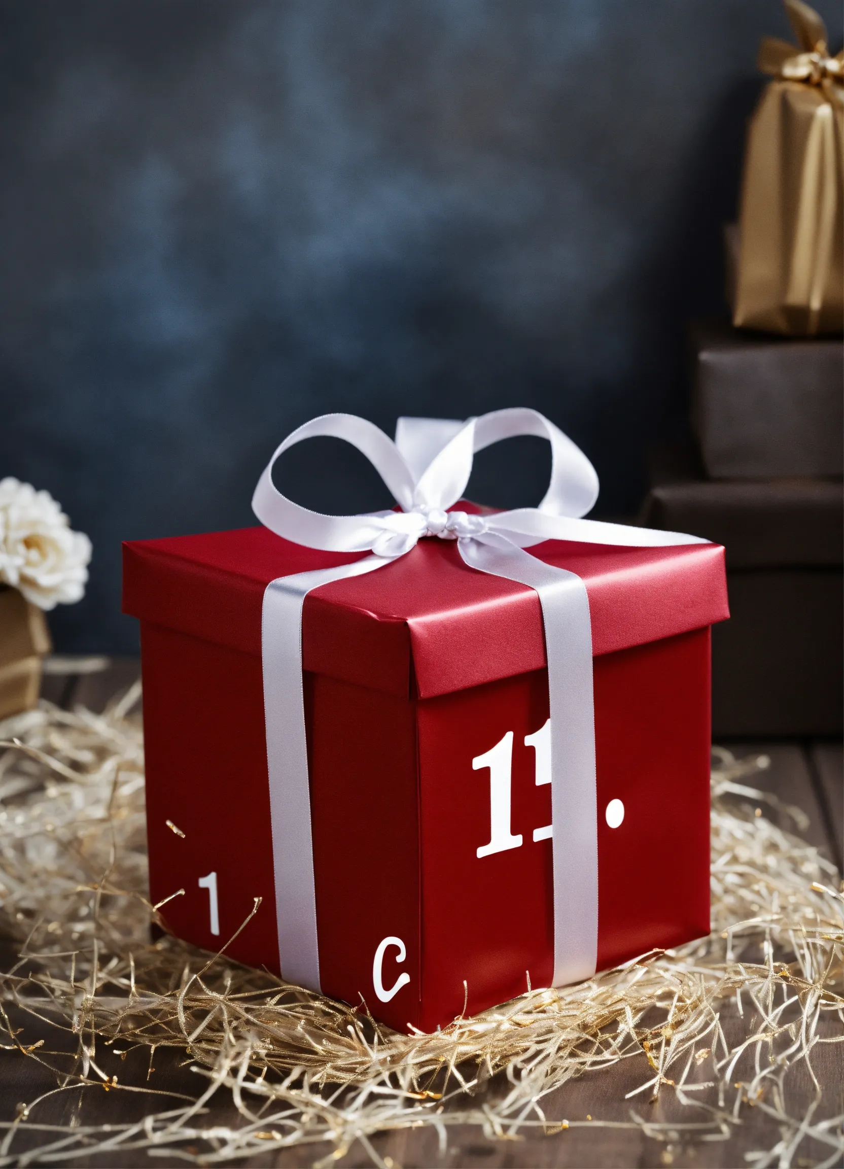 Gift wrapping with seasonal elements